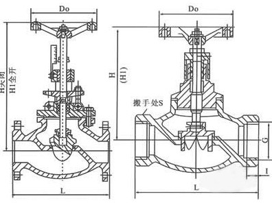 T40手動調(diào)節(jié)閥結(jié)構(gòu)圖