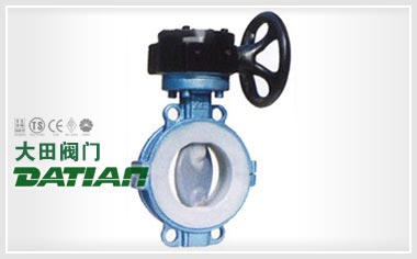 D371(半襯)、D371Fs(全襯)蝸輪對夾襯氟塑料蝶閥