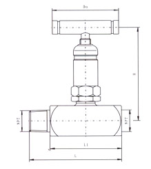 SS-5PDF8-M8美標內(nèi)外螺紋針型閥